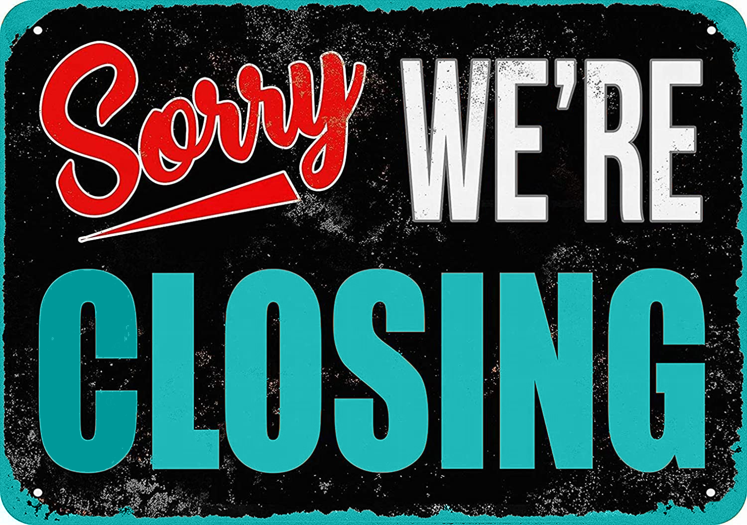 Closing Sign