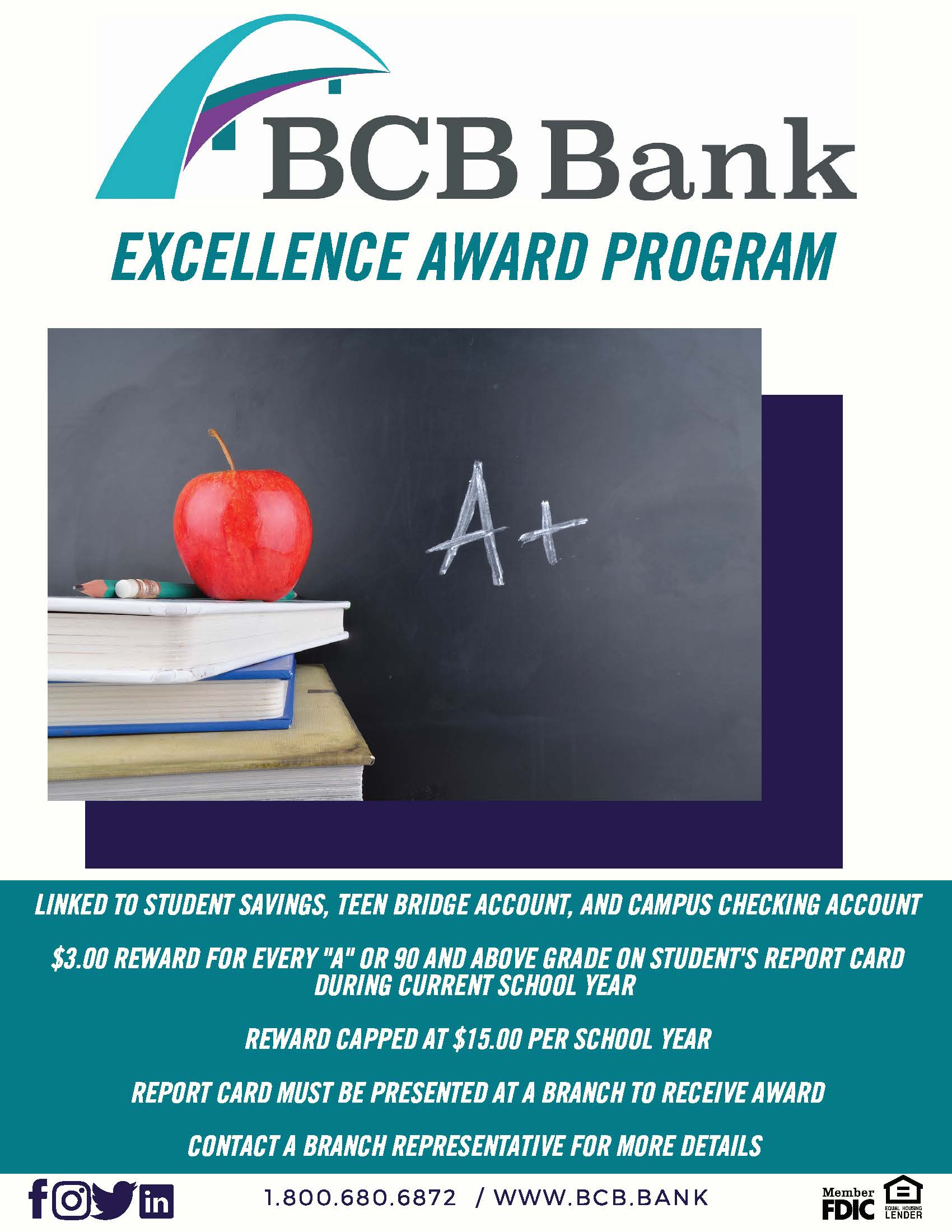 BCB Bank Excellence Awards Program